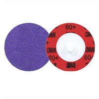 3M™ Cubitron™ 3 Roloc™ hållbar kantrondell 1184F, 60+ YF-vikt, TR, lila, 51 mm, 50/kartong, 200 st/f