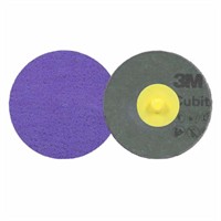 3M™ Cubitron™ 3 Roloc™ Fiberrondell 1187C, 80+, TR, lila, 76 mm, 50/kartong, 200 st/förpackning
