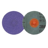 3M Cubitron 3 Roloc Fiberrondell 1182C, 60+, TR, Purple, 76 mm, 50/Car