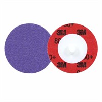 3M™ Cubitron™ 3 Roloc™ hållbar kantrondell 1184F, 80+ YF-vikt, TR, lila, 51 mm, 50/kartong, 200 st/f