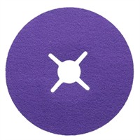 3M Cubitron Fiberrondell 1187C, 80+, 125 mm x 22 mm, Slotted, 25/Bag,