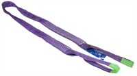 Bandstropp duplex 1,0 t, längd 6,0 m, bredd 50 mm, polyester, lila, EN 1492-1