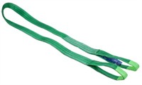 Bandstropp duplex 2,0 t, längd 4,0 m, bredd 60 mm, polyester, grön, EN 1492-1