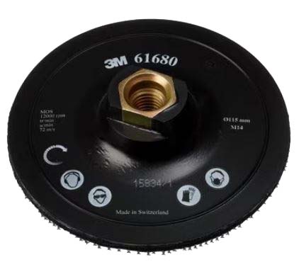 3M Underläggsplatta med centerpinne, 115 mm, M14