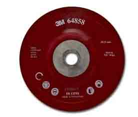 3M Stödplatta fiberrondell 125 mm