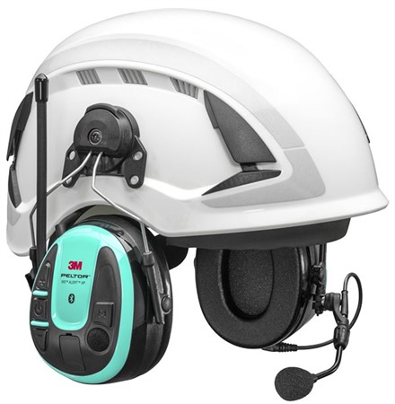 3M Peltor WS Alert XP+ FM Radio Headset RDS, hjälmfäste