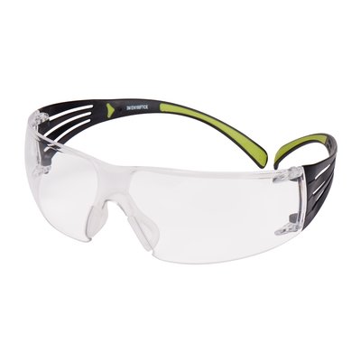 3M™ SecureFit™ skyddsglasögon, reptåliga/imfria, klar lins, SF401AS/AF