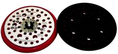 3M Hookit Underläggsplatta, 125mm, 44 Hål, 10 st/krt, 20353