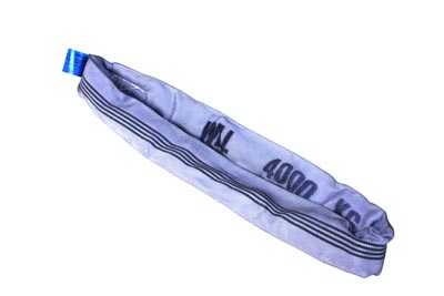 Rundsling 4,0 t, längd 3,0 / 6,0 m, polyester, grå, EN 1492-2