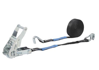 Surrningssystem LC 500 daN, 5 m, band 25 mm svart, brottstyrka 1,0 t