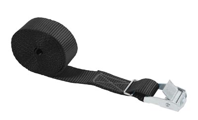 Kamlåssurrning 3 m, band 25 mm svart