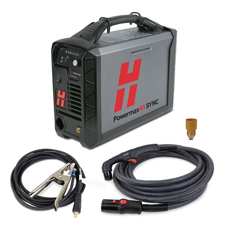 Powermax45 SYNC system, 400V 3-PH, CE/CCC, 75° handheld torch w/cartri