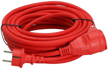 Skarvkabel 1-fas, 15 m, 3G1,5 mm², IP44