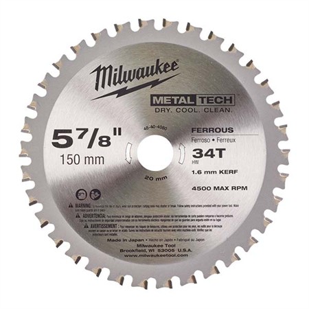 Milwaukee Cirkelsågklinga M150/20/34T