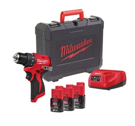 Milwaukee Borrskruvdragare M12 BLDDRC-203C