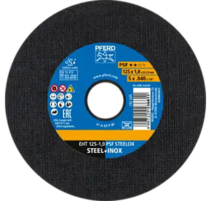 Pferd kapskiva EHT 125-1,0 PSF steelox