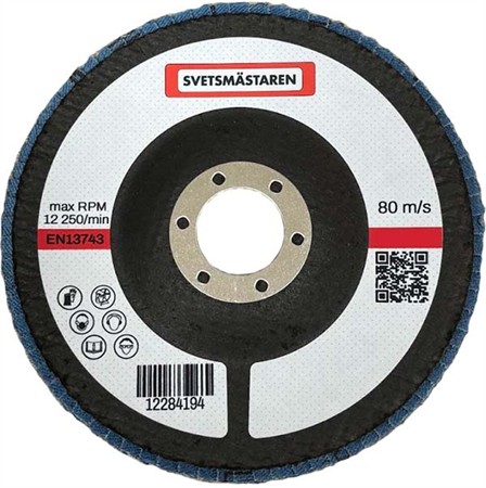 Svetsmästaren Lamellrondell Zirkoni 125mm P40 KZ563