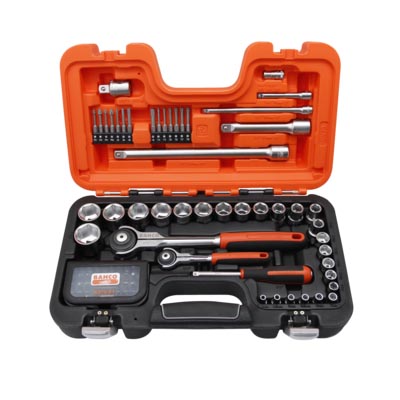 Bacho hylsnyckelsats 1/4" och 1/2" med 79 delar