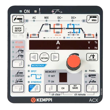 Kemppi Mastertig MLS ACDC ACX panel