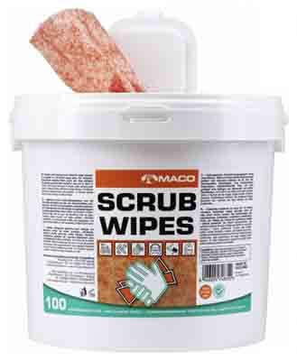 MACO Scrub Wipes Extreme Orange 100st